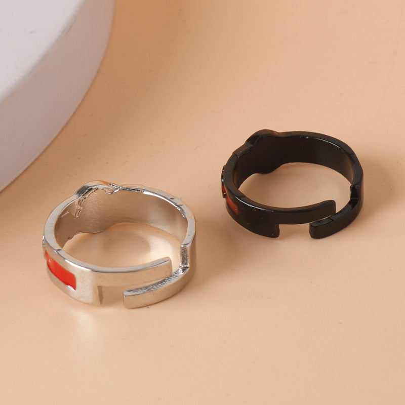 Trendy Uchiha Open Ring