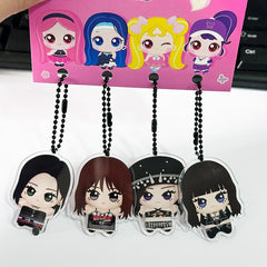 AE Cartoon Doll Acrylic Pendant Accessories Set