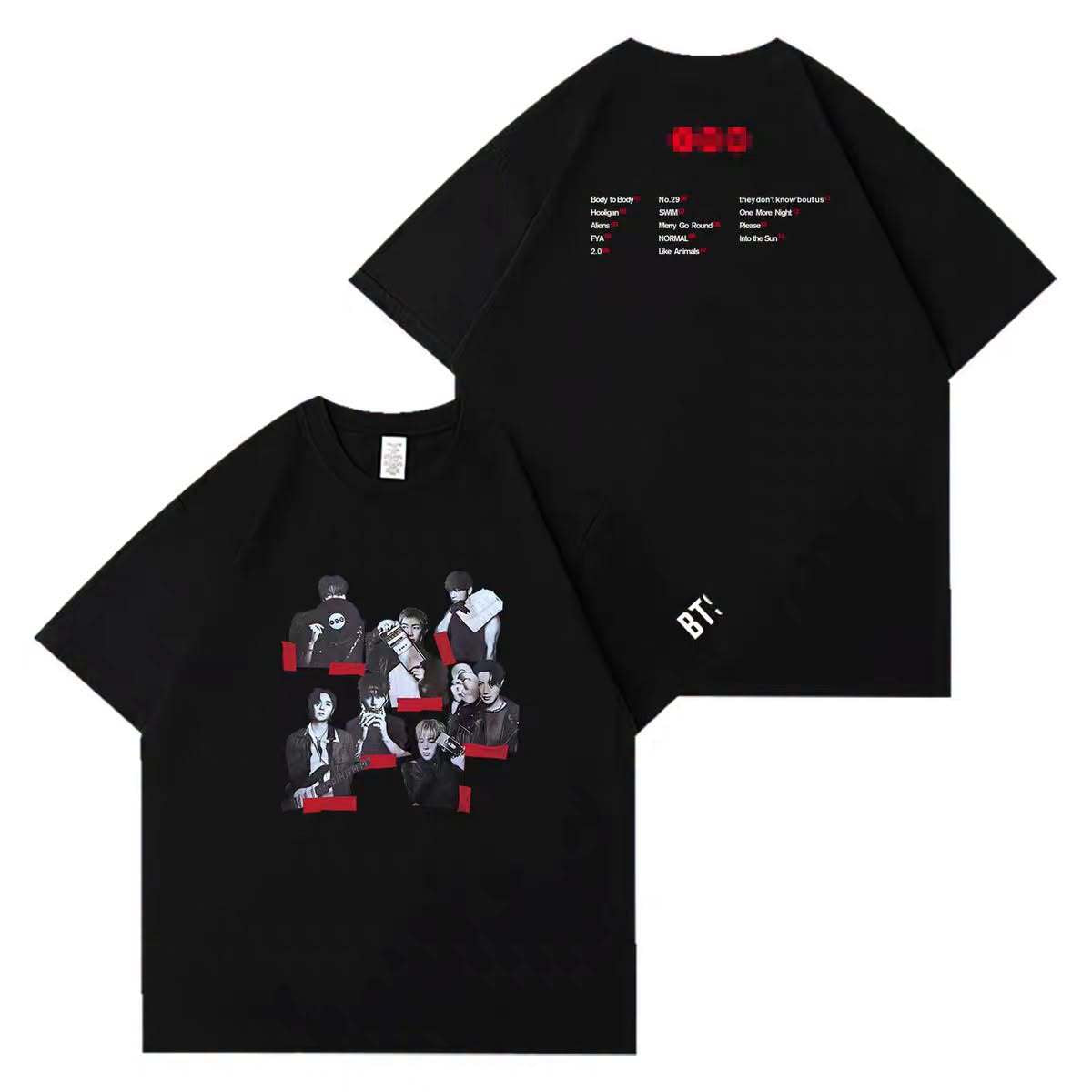 ARIRANG Tracklist Print Women's T-shirt Top