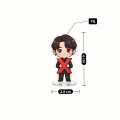 BANGTAN Cartoon 6CM Acrylic Ornament