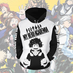 Unisex Anime 3D Printed Pullover Hoodie