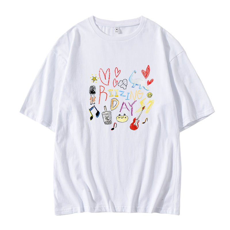 KPOP RiizingDay Cotton Short-sleeved T-shirt