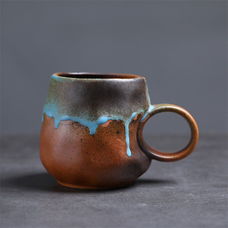 Retro Ceramic Irregular Pottery Mug