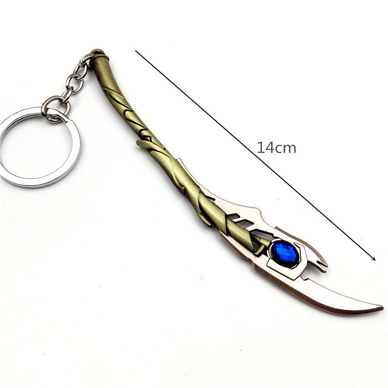 Trendy Loki Scepter Keychain Pendant