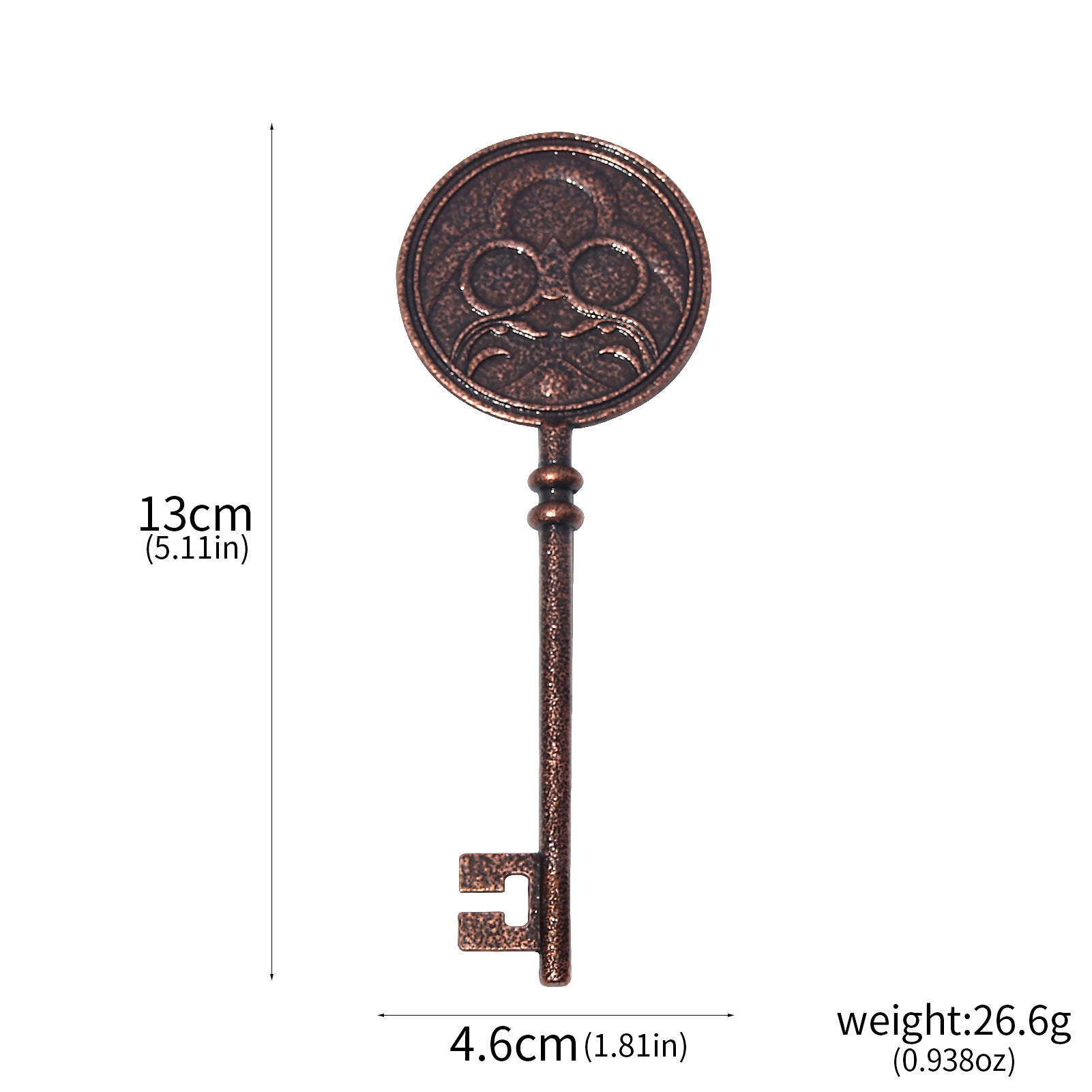 Retro Game Key Props Metal Pendant