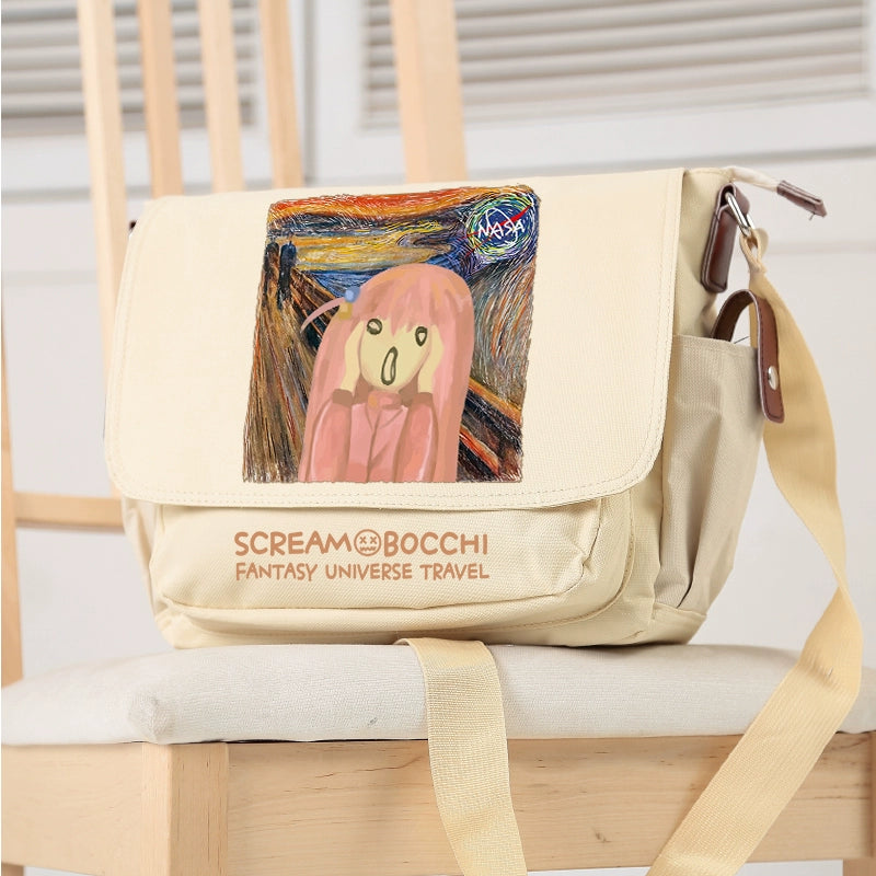 Bocchi Anime Shoulder Messenger Bag