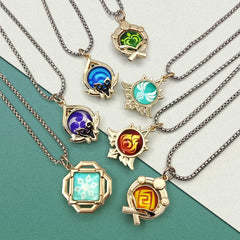 Chic Double sided Vision Elements Cos Necklace