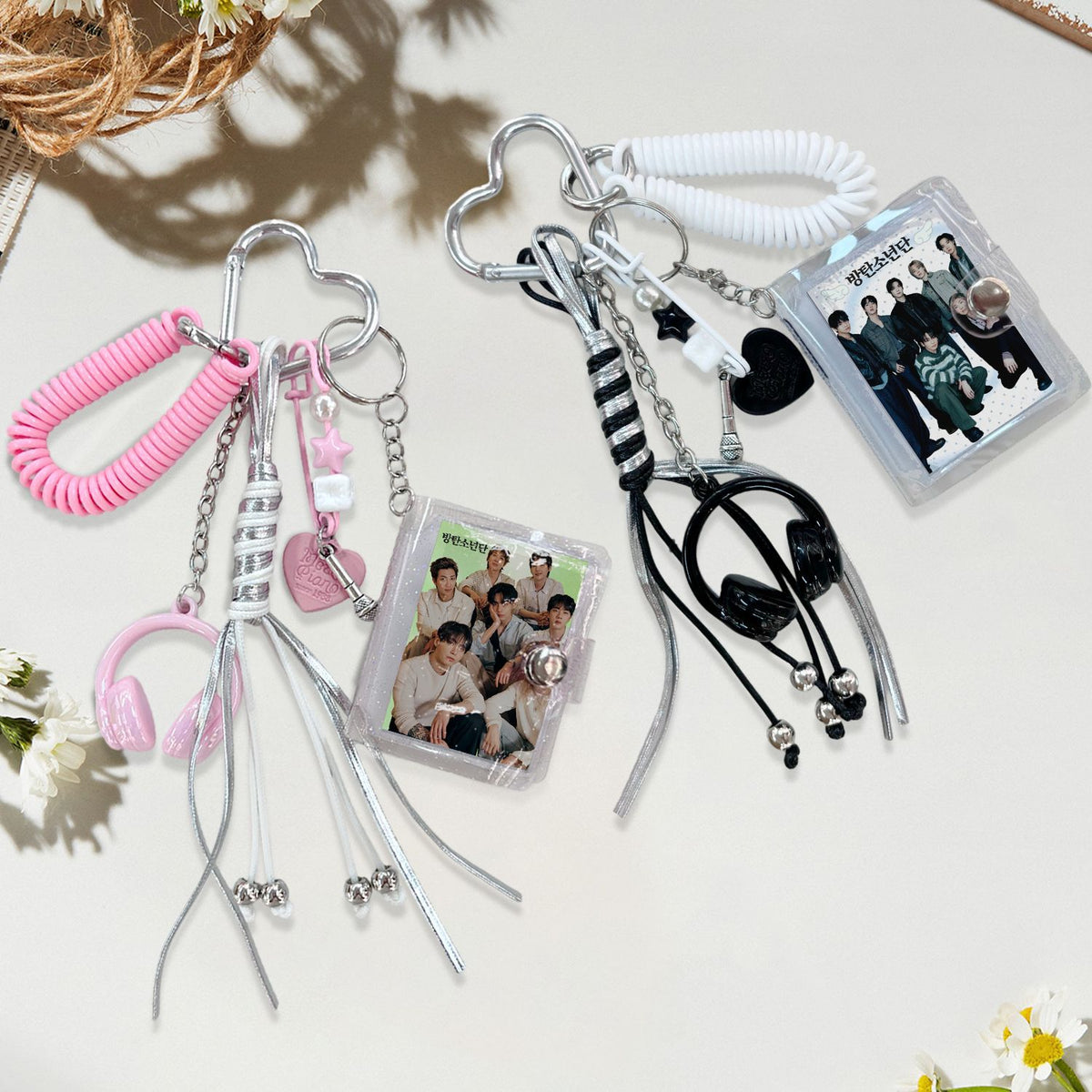 BANGTAN Mini Photo Album Pendant Keyring