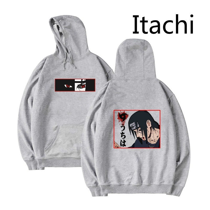 Trendy Anime Logo Printed Unisex Casual Hoodie