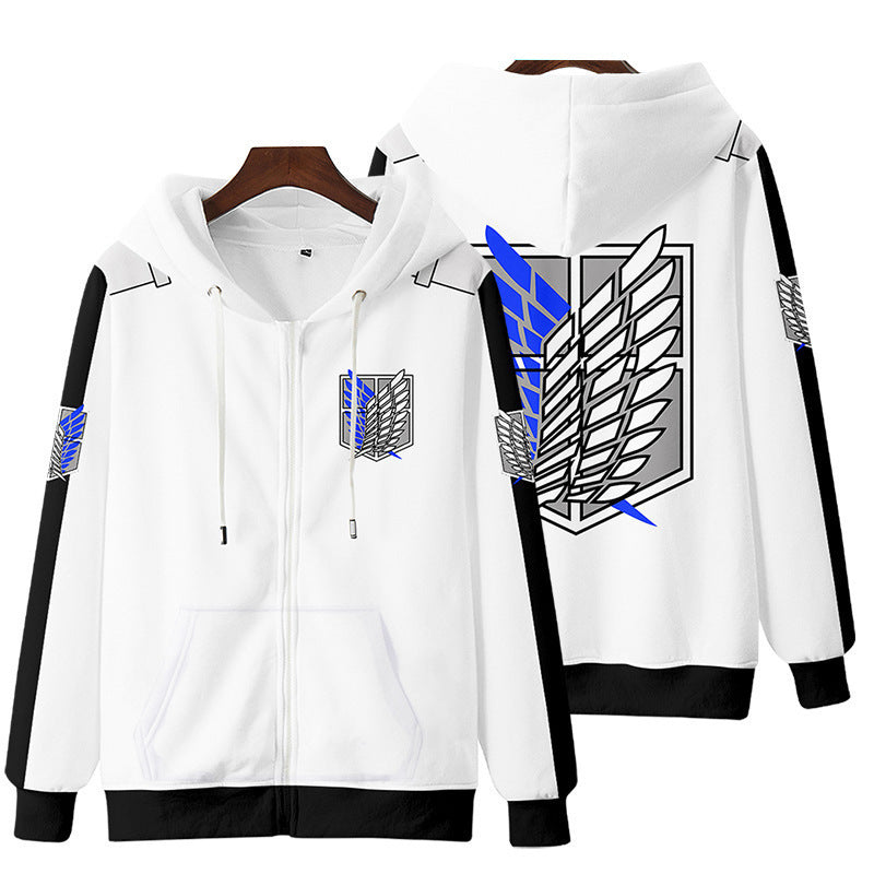 Men's Anime 3d Print Cos Zipper Hoodie