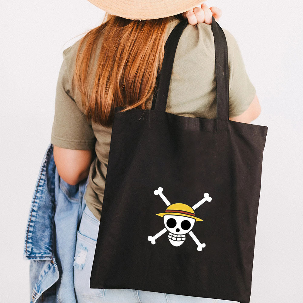 Casual Luffy Printed Canvas Shoulder Bag