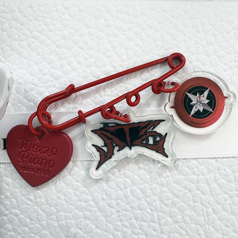 SKZ Brooch Acrylic Pendant