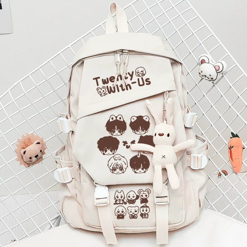 TWS Cartoon Graphic Backpack