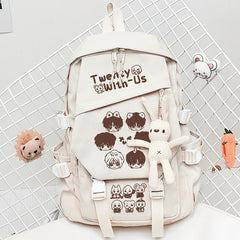 TWS Cartoon Graphic Backpack