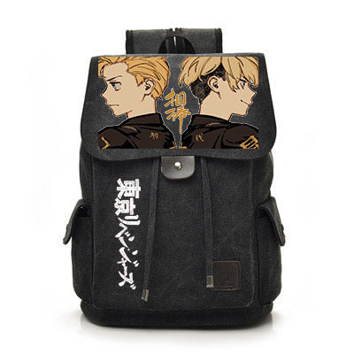 Vintage Anime Canvas Backpack