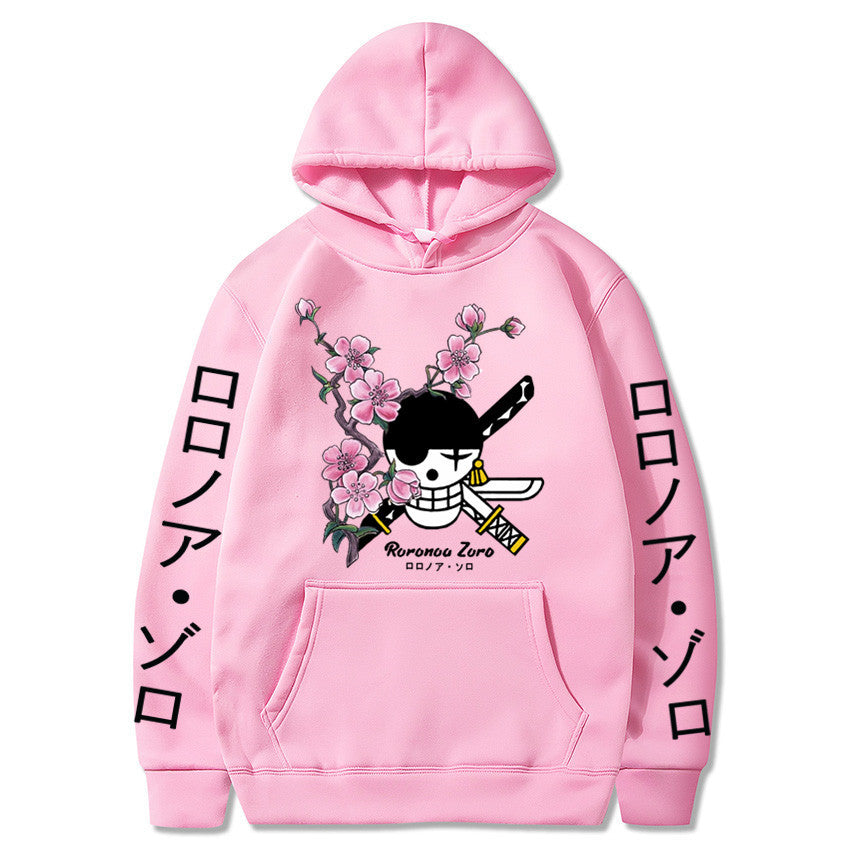 Unisex Zoro Graphic Printed Loose Hoodie