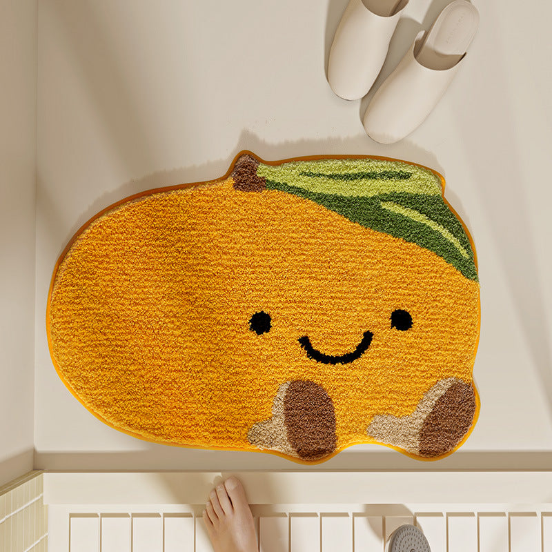 Fresh Fruit Bathroom Door Floor Mat