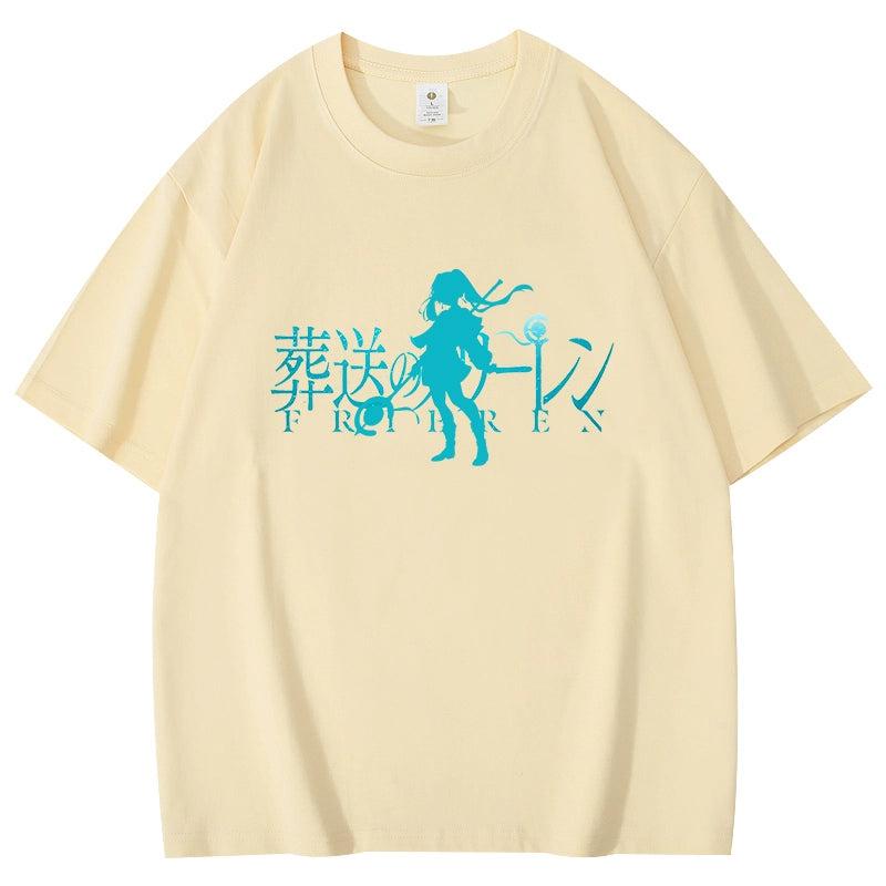 Unisex Anime Cotton Short Sleeve T-Shirt