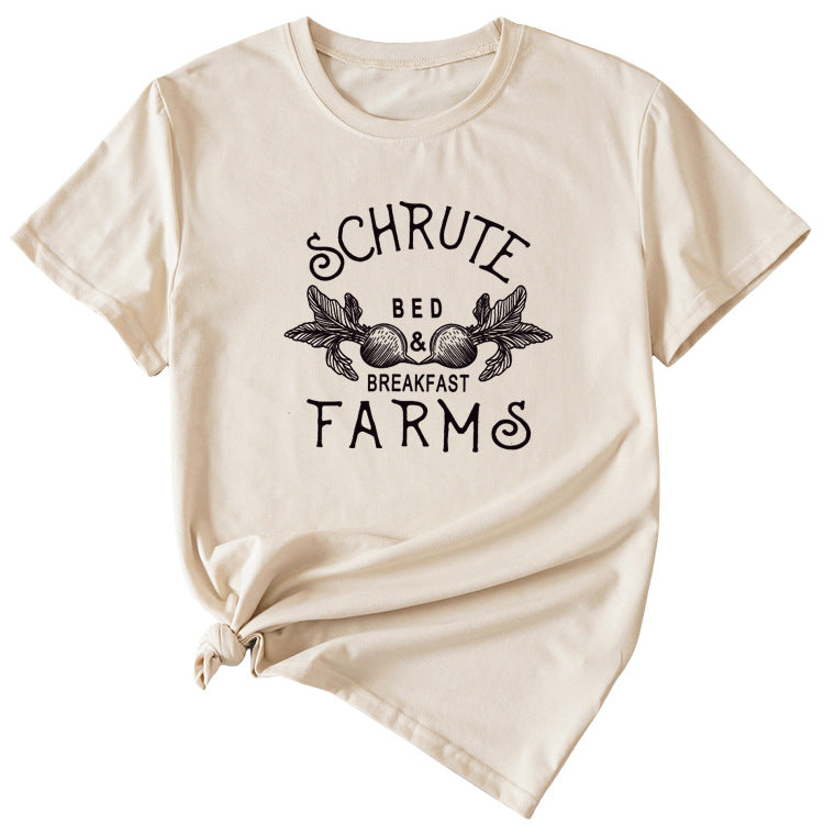 SCHRUTE FARMS Casual Short-sleeved T-shirt