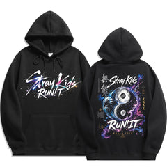 SKZ World Tour Run It Graffiti LOGO Hoodie