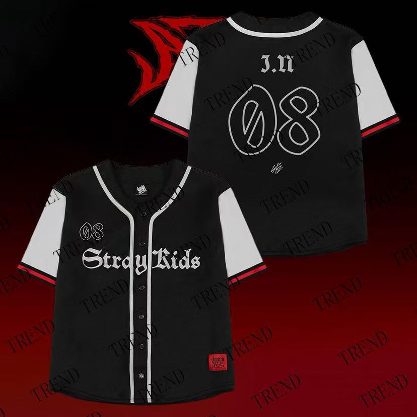KPOP V-neck Digital Print Sports Jersey Top