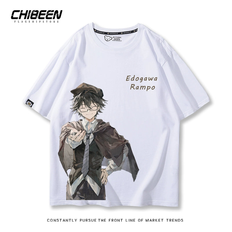 Casual Anime Short-sleeved Cotton Loose T-shirt