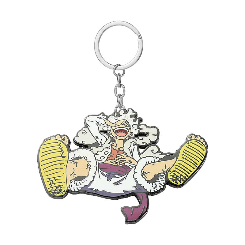 Trendy Anime Luffy Keychain Pendant