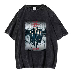 KPOP Album ATE Poster Washed T-shirt
