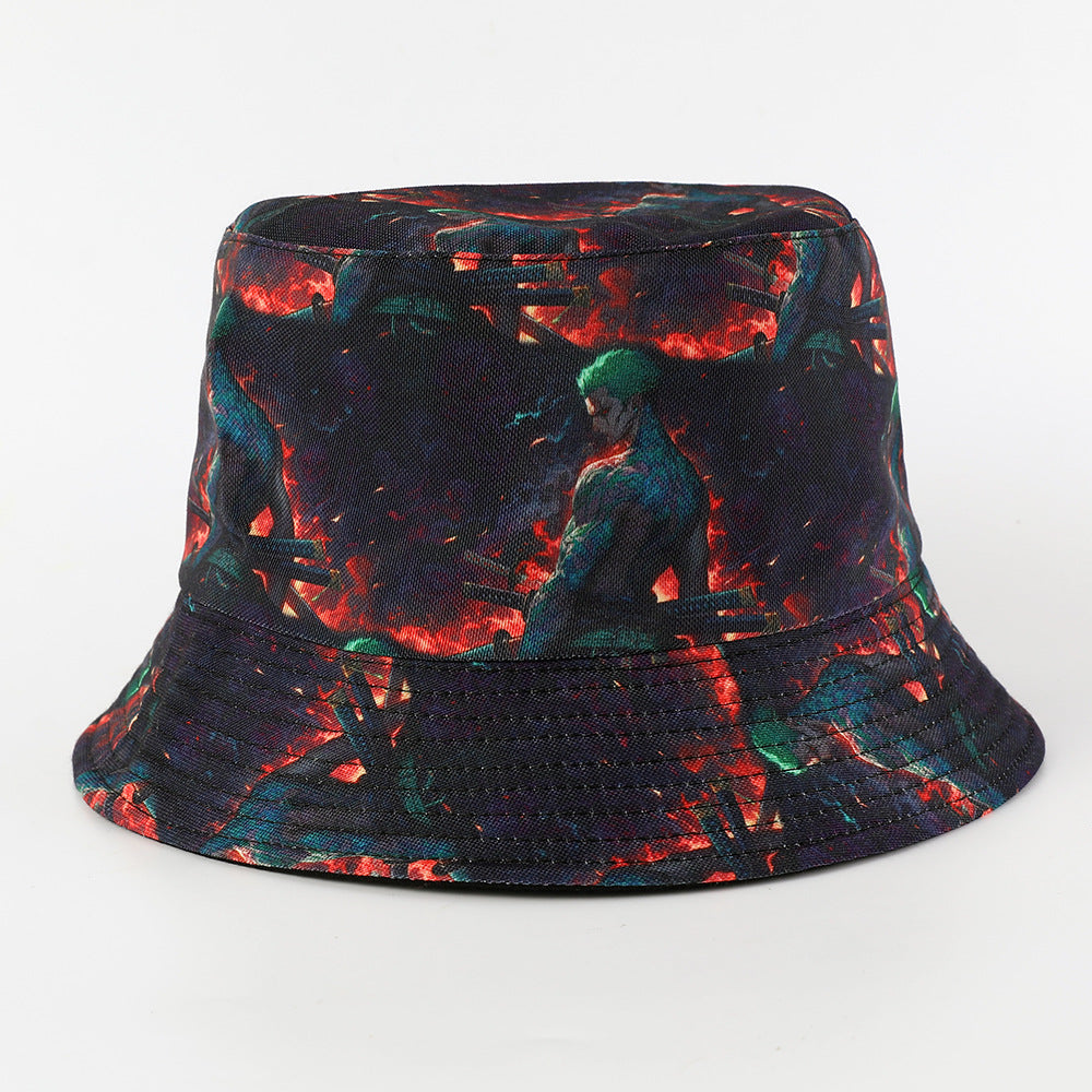 Versatile Luffy 5th Gear Printed Bucket Hat