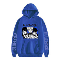 Unisex Anime Pattern Print Casual Loose Hoodie