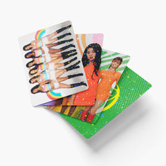 45PCS KATSEYE Season's Greetings Flash Photocard