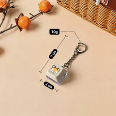 Luminous SEVENTEEN Keycap Pendant Keychain