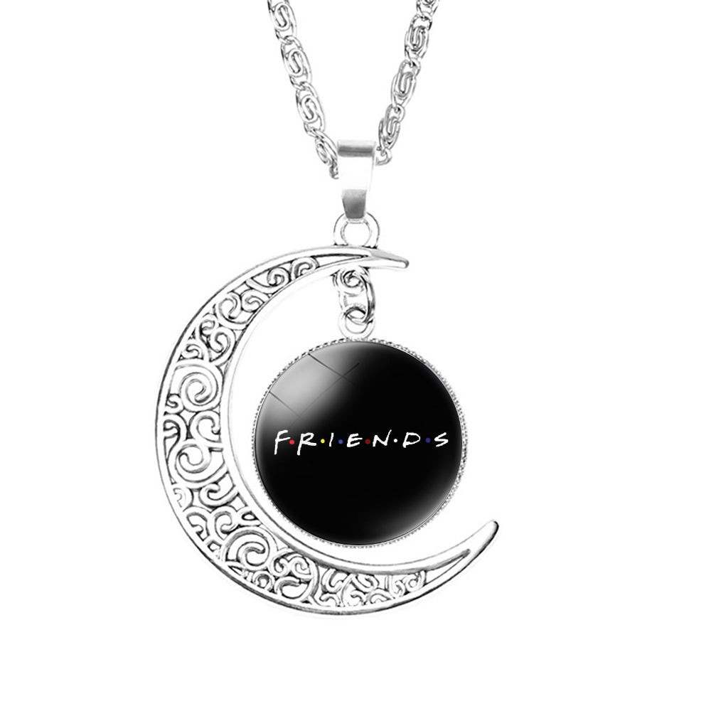 Friends Crescent Necklace Jewelry