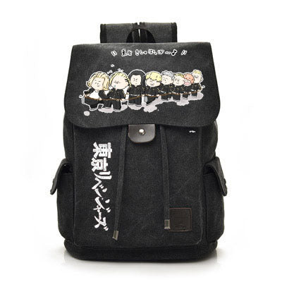 Vintage Anime Canvas Backpack