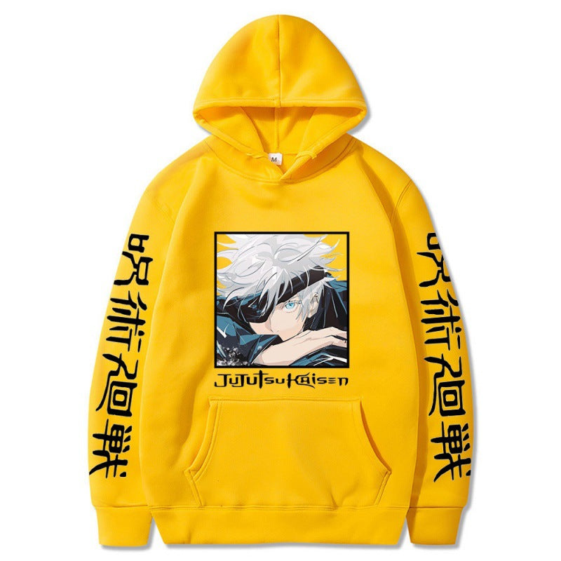 Unisex Creative Anime Pattern Loose Hoodie