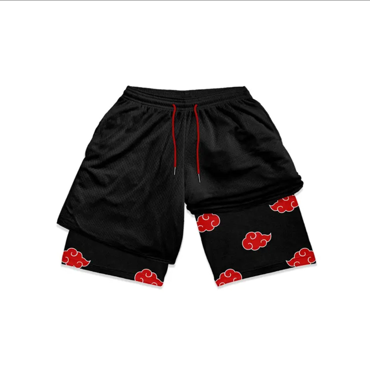 Men's Casual Anime Pattern Print Sports Shorts