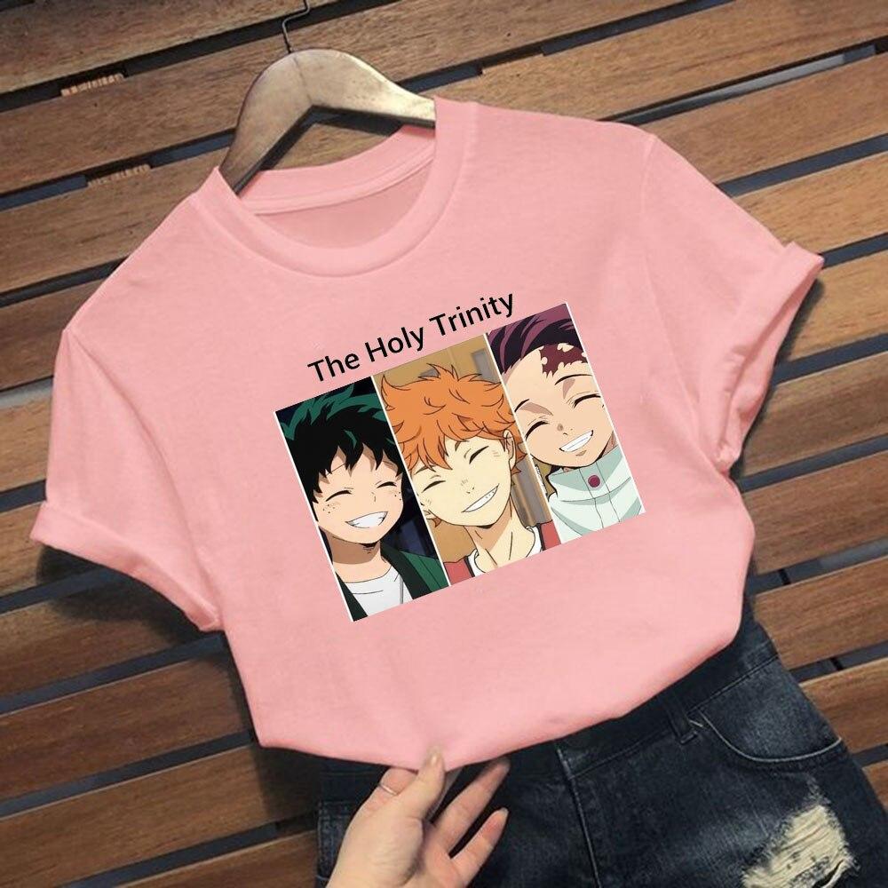 Cute Anime Summer Short Sleeve T-Shirt