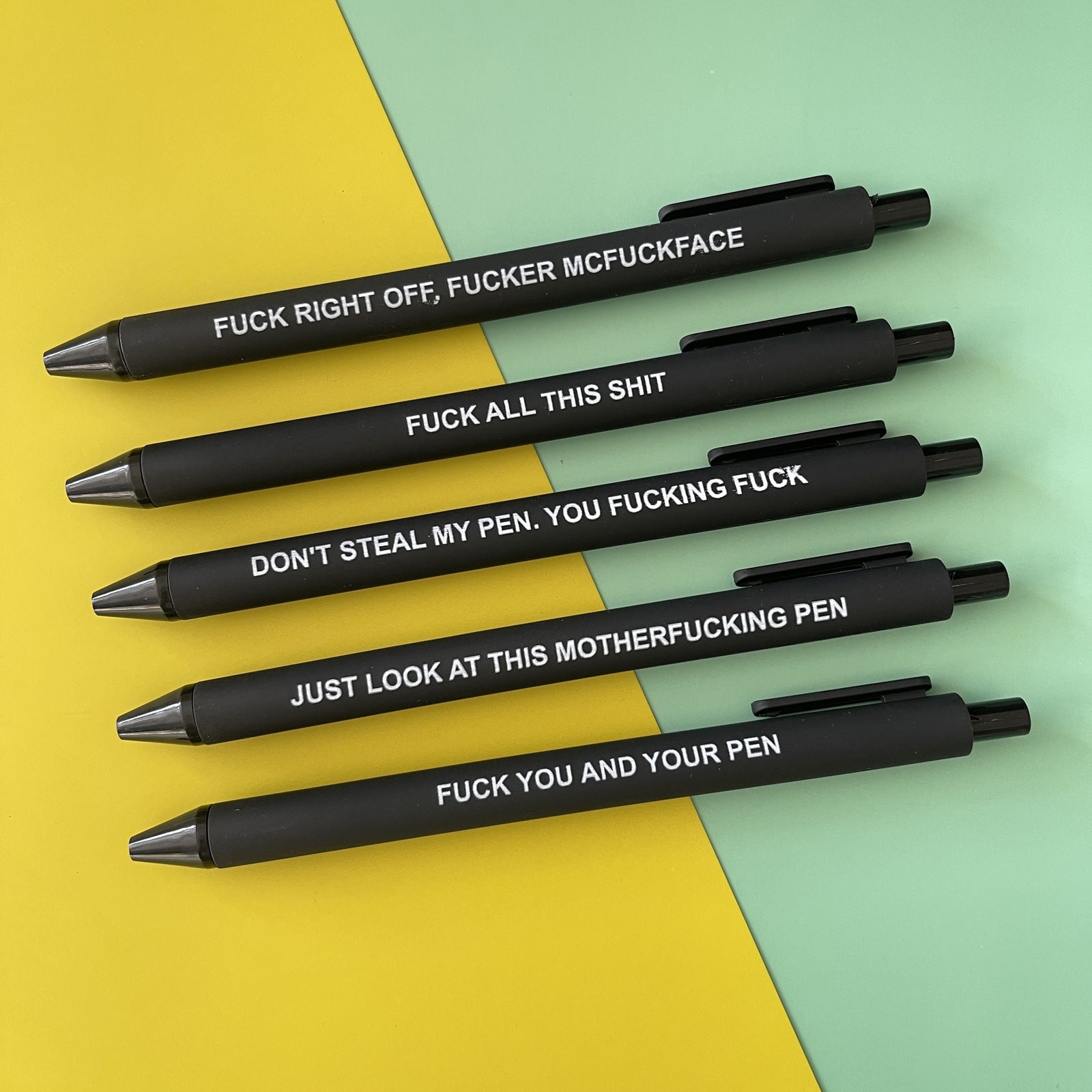 Lovely Quotes Print Neutral Pen Set