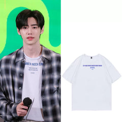 Sunghoon Same Cotton Printed Short-sleeved T-shirt