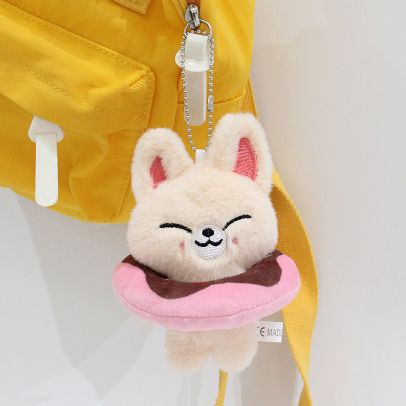 Creative KPOP Cartoon Donut Plush Toy Pendant