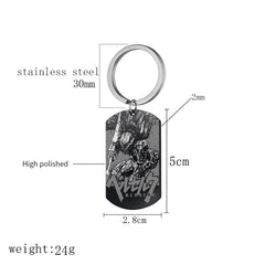 Anime Guts Dog Tag Keychain