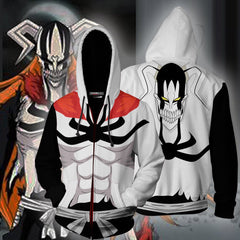 Trendy Anime 3D Printed Zipper Sports Hoodie