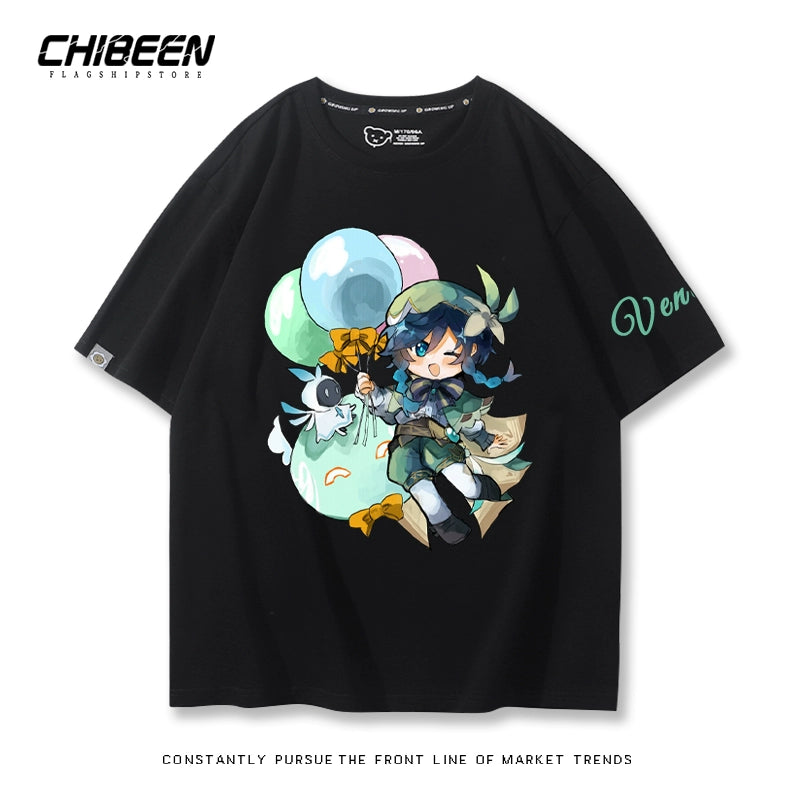 Game Venti Barbatos Short-sleeved T-shirt