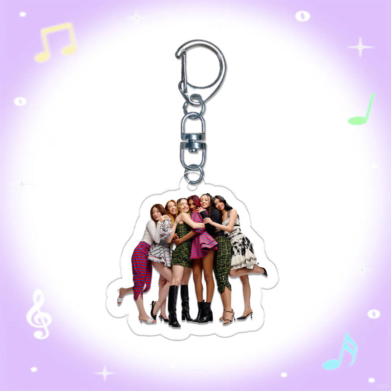 KATSEYE Acrylic Pendant Keychain