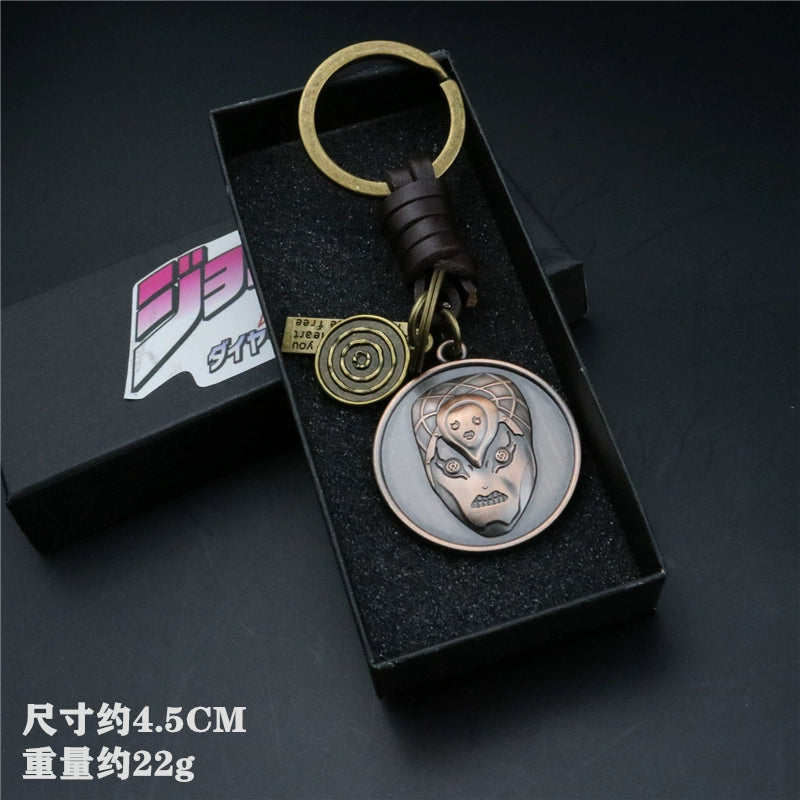 Anime Cowhide Rope Keychain Pendant