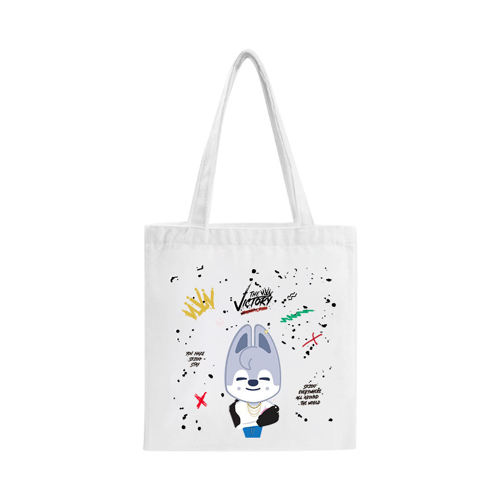 Kpop Cartoon Canvas Shoulder Bag
