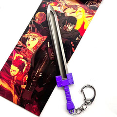 Anime Sword Model Keychain Pendant