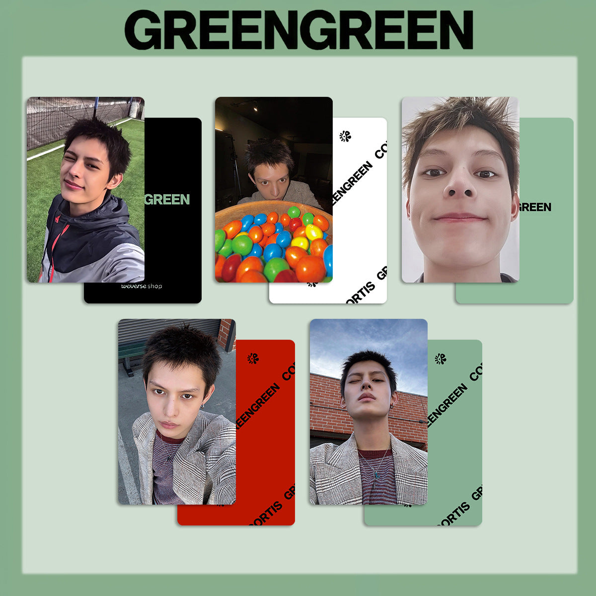 KEONHO MARTIN JUHOON GREENGREEN Photocard Collection