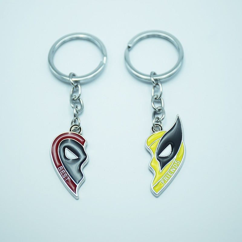 Deadpool and Wolverine Couple Necklace Accessories