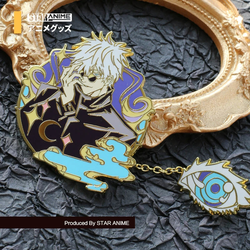 Exquisite Anime Metal Badge Pendant